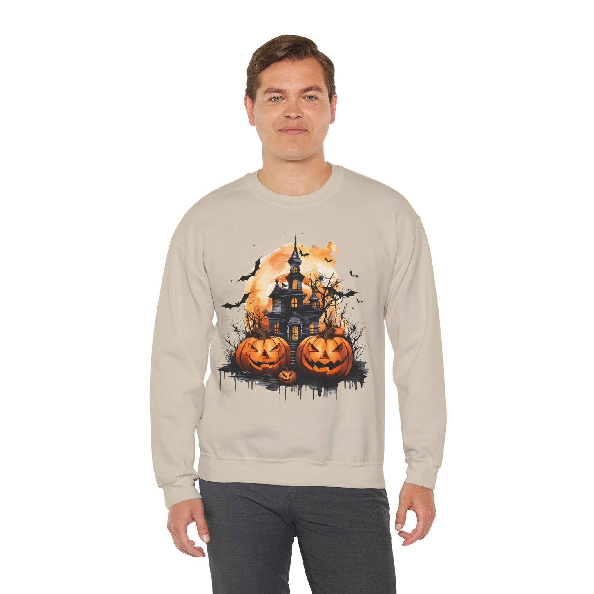 50/50 cotton-polyester Halloween Unisex Sweatshirt - ZemaStyle