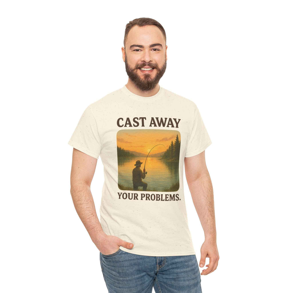 100% cotton Cast Away Your Problems Unisex t-shirt