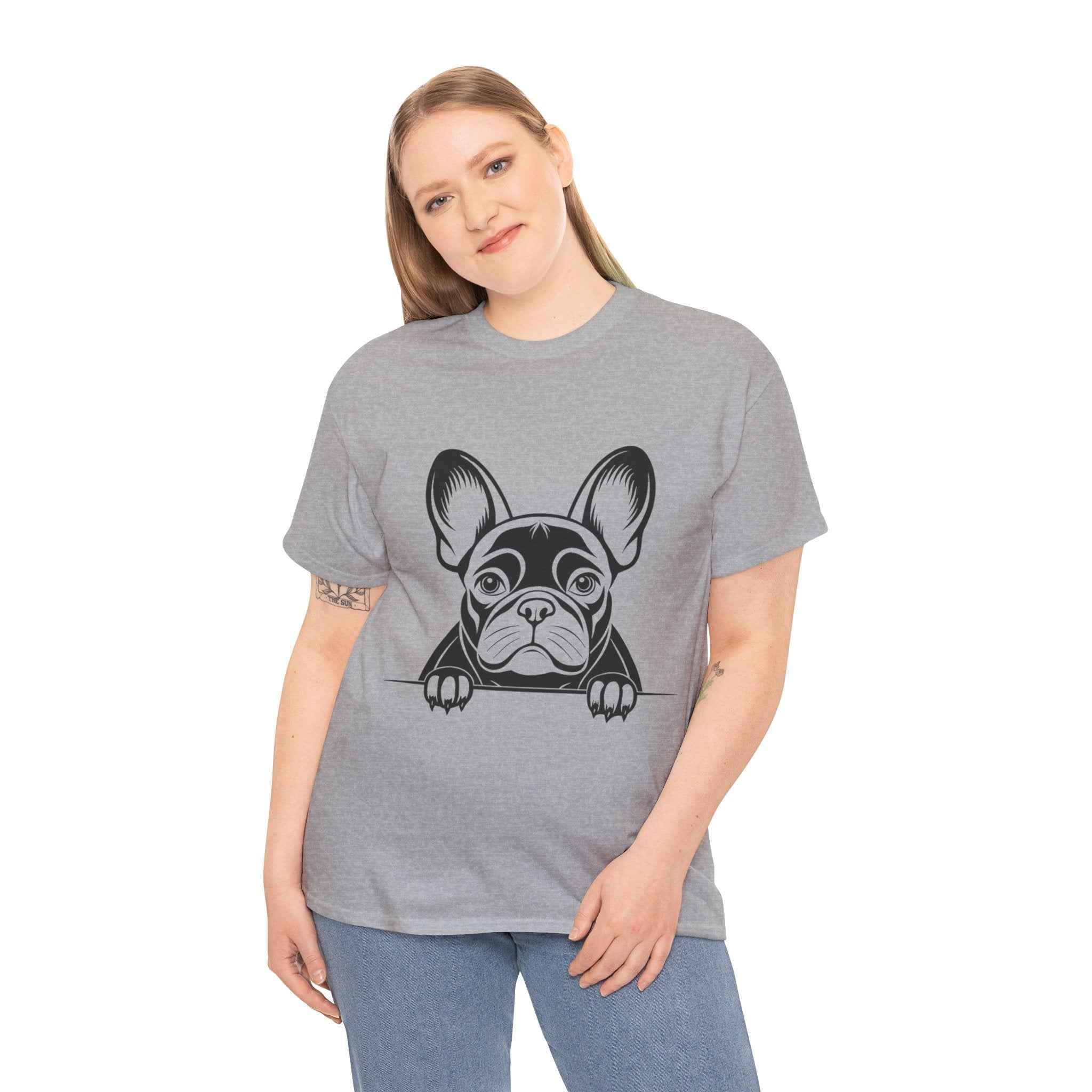 100% cotton French Bulldog Unisex t-shirt - ZemaStyle
