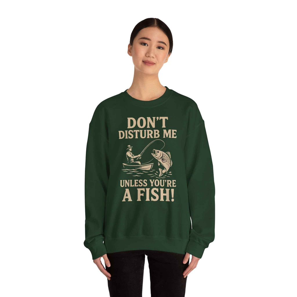 50/50 cotton-polyester Don't Disturb Me Unisex Sweatshirt