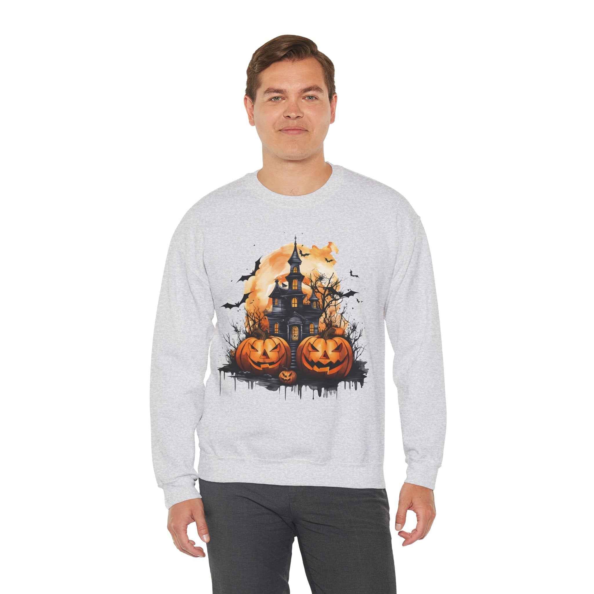 50/50 cotton-polyester Halloween Unisex Sweatshirt - ZemaStyle