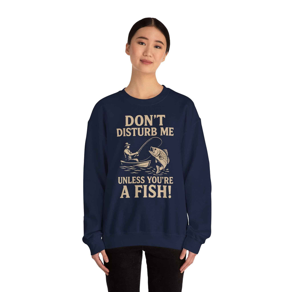 50/50 cotton-polyester Don't Disturb Me Unisex Sweatshirt