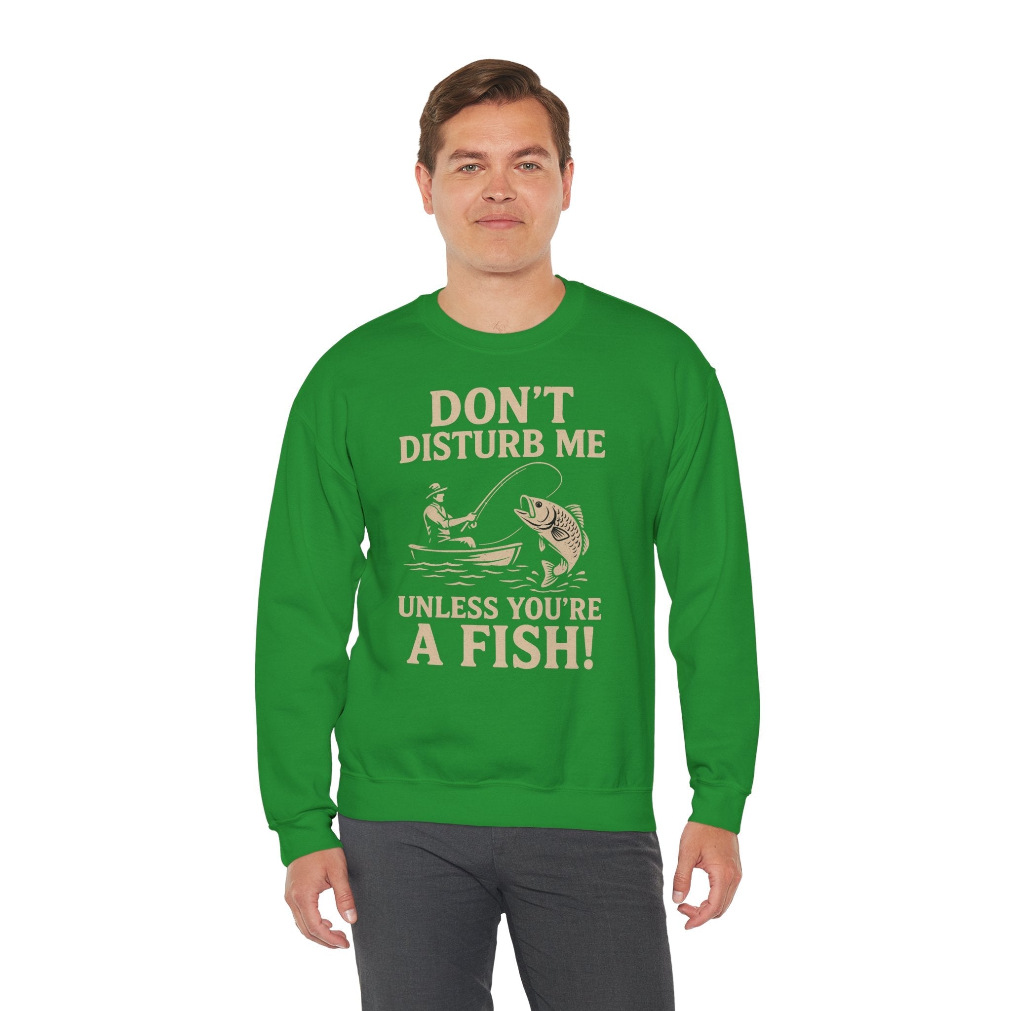 50/50 cotton-polyester Don't Disturb Me Unisex Sweatshirt - ZemaStyle