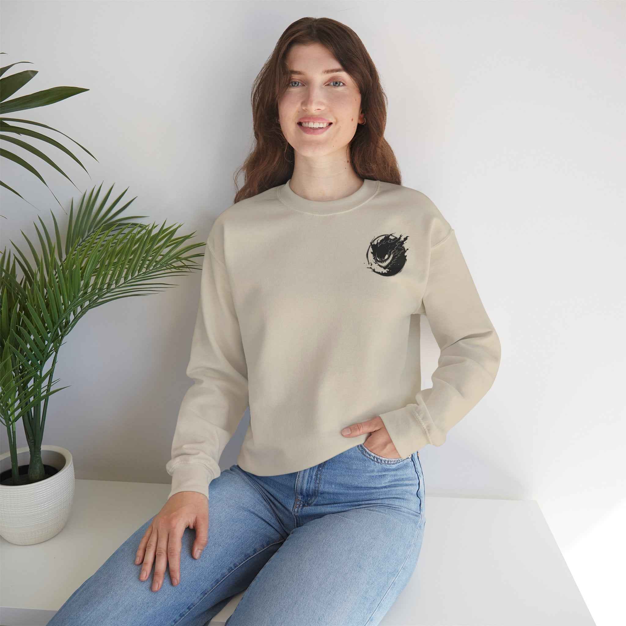 50/50 cotton-polyester Monster Unisex Sweatshirt
