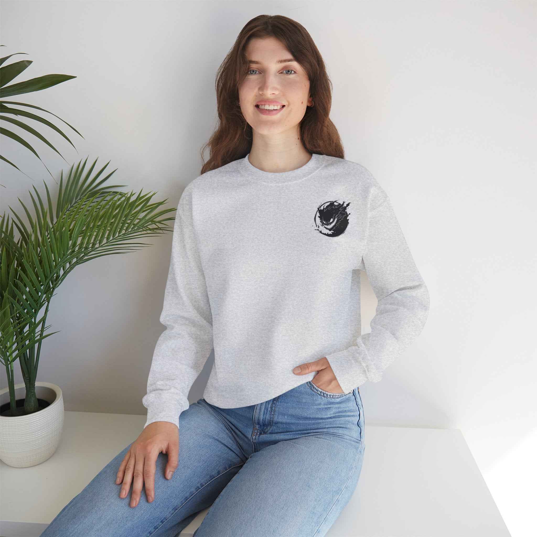 50/50 cotton-polyester Monster Unisex Sweatshirt