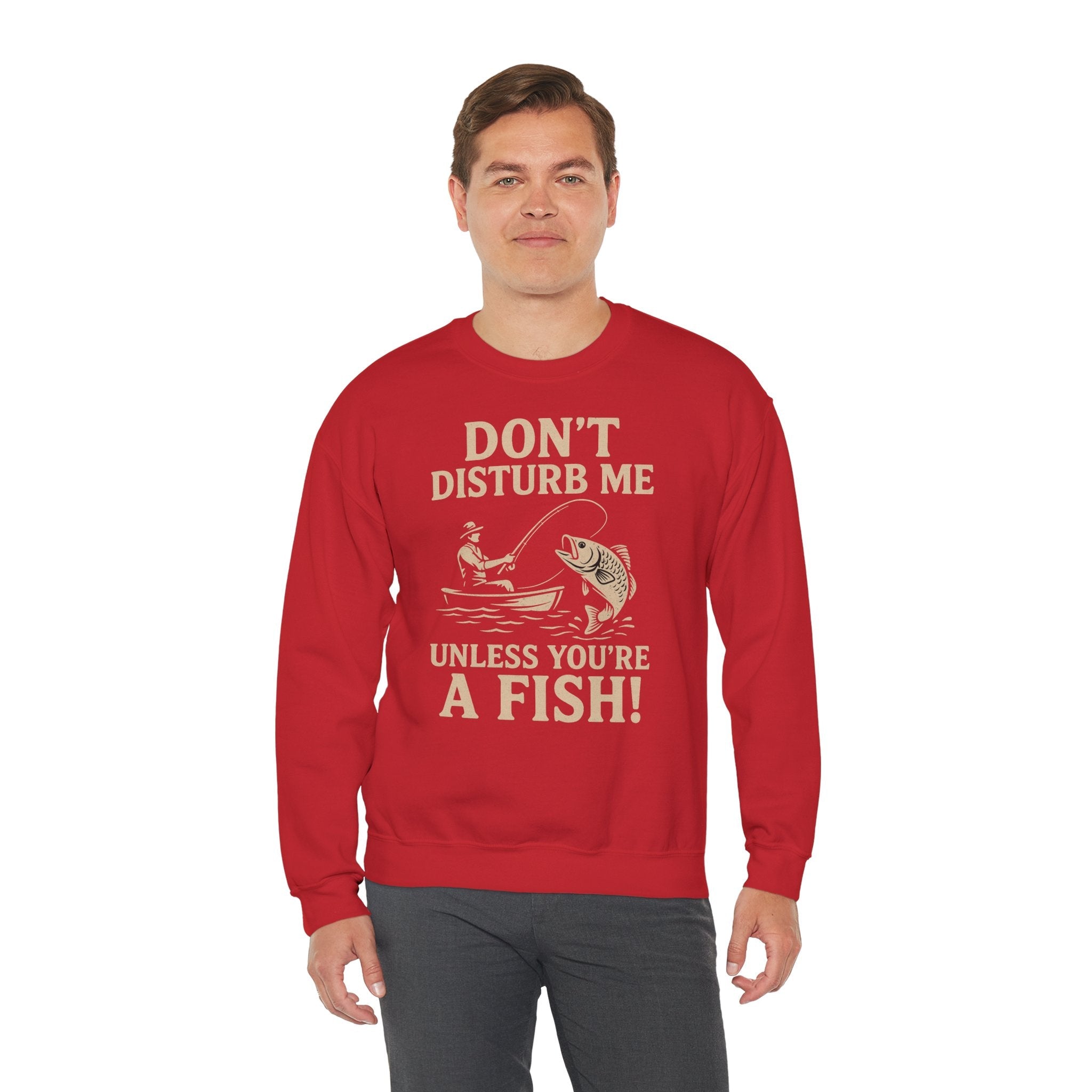 50/50 cotton-polyester Don't Disturb Me Unisex Sweatshirt - ZemaStyle