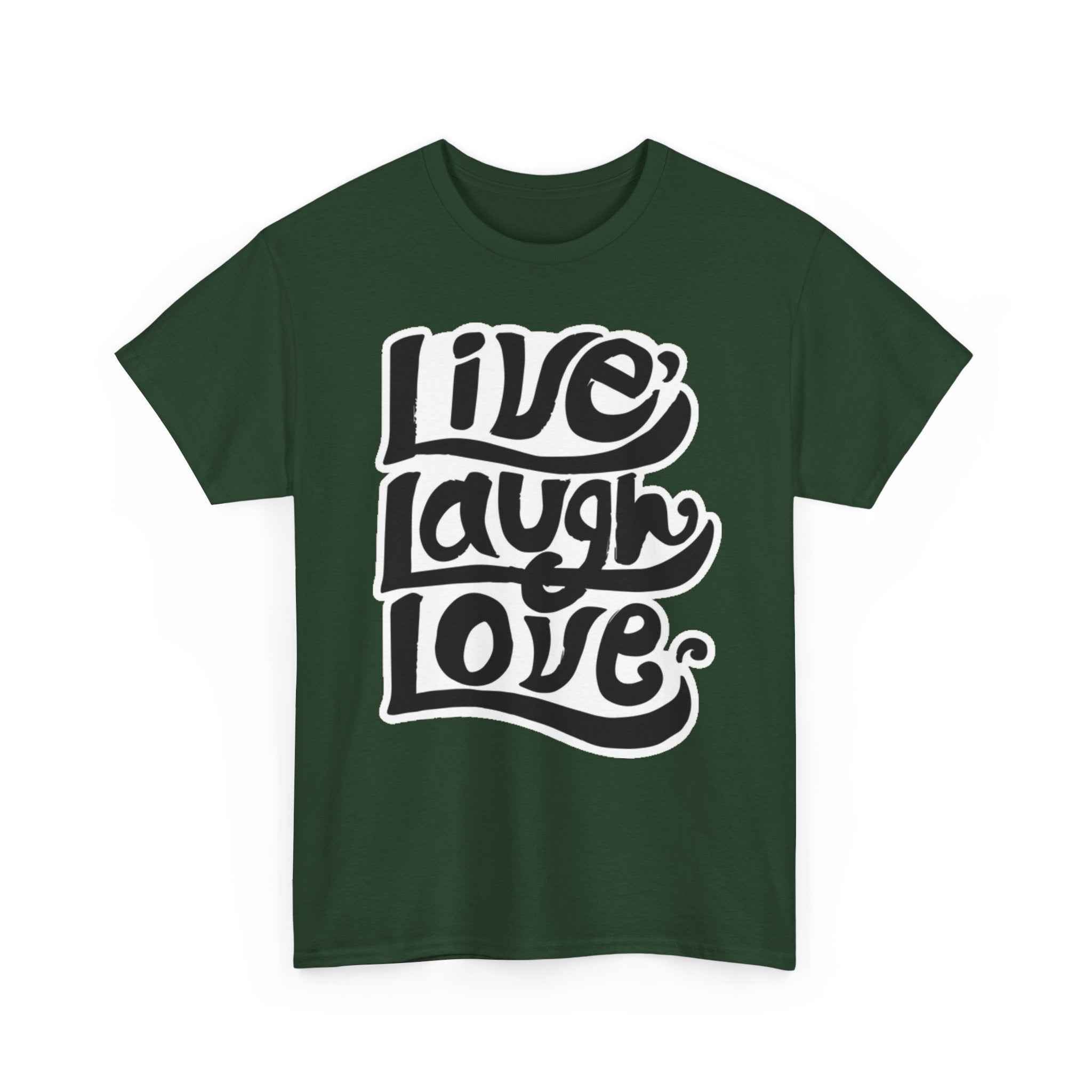 100% Cotton LiveLaughLove t-shirt - ZemaStyle