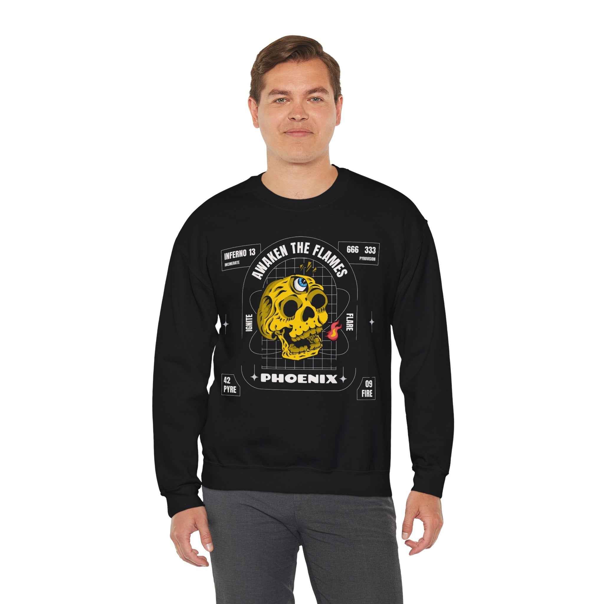 50/50 cotton-polyester Phoenix Unisex Sweatshirt - ZemaStyle