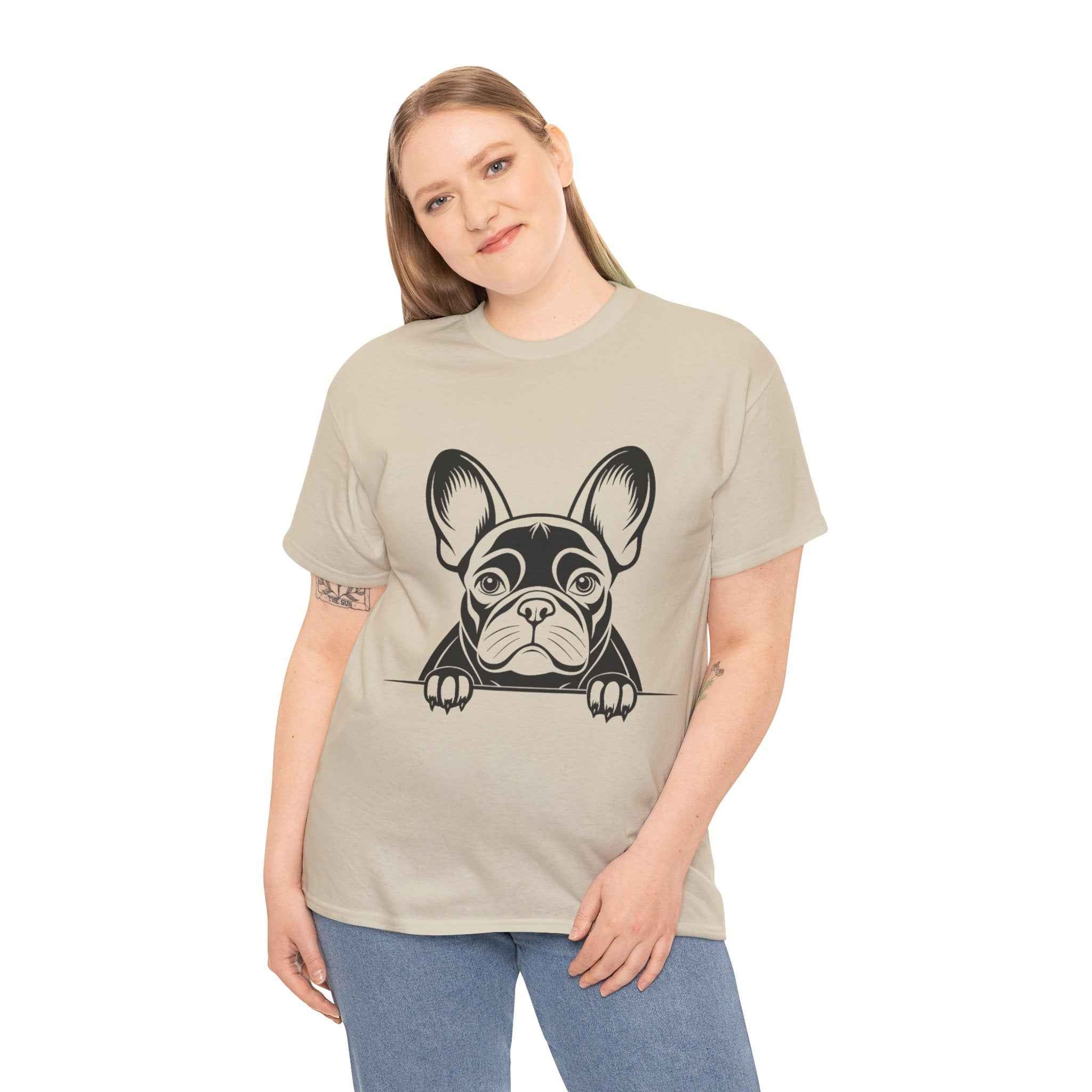 100% cotton French Bulldog Unisex t-shirt - ZemaStyle