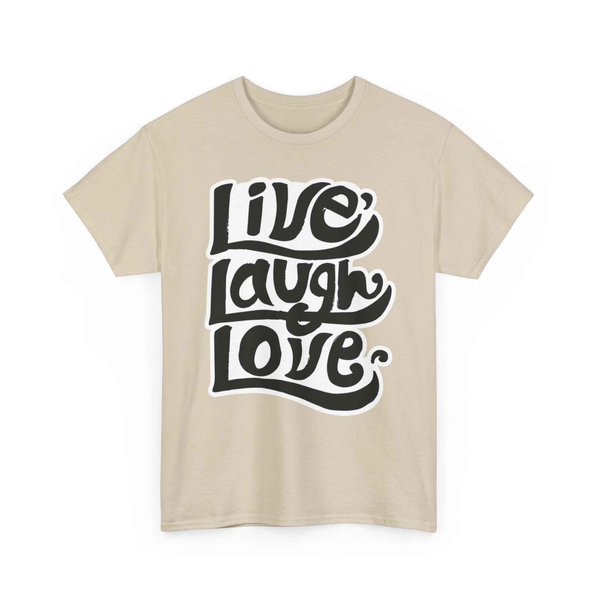100% Cotton LiveLaughLove t-shirt - ZemaStyle
