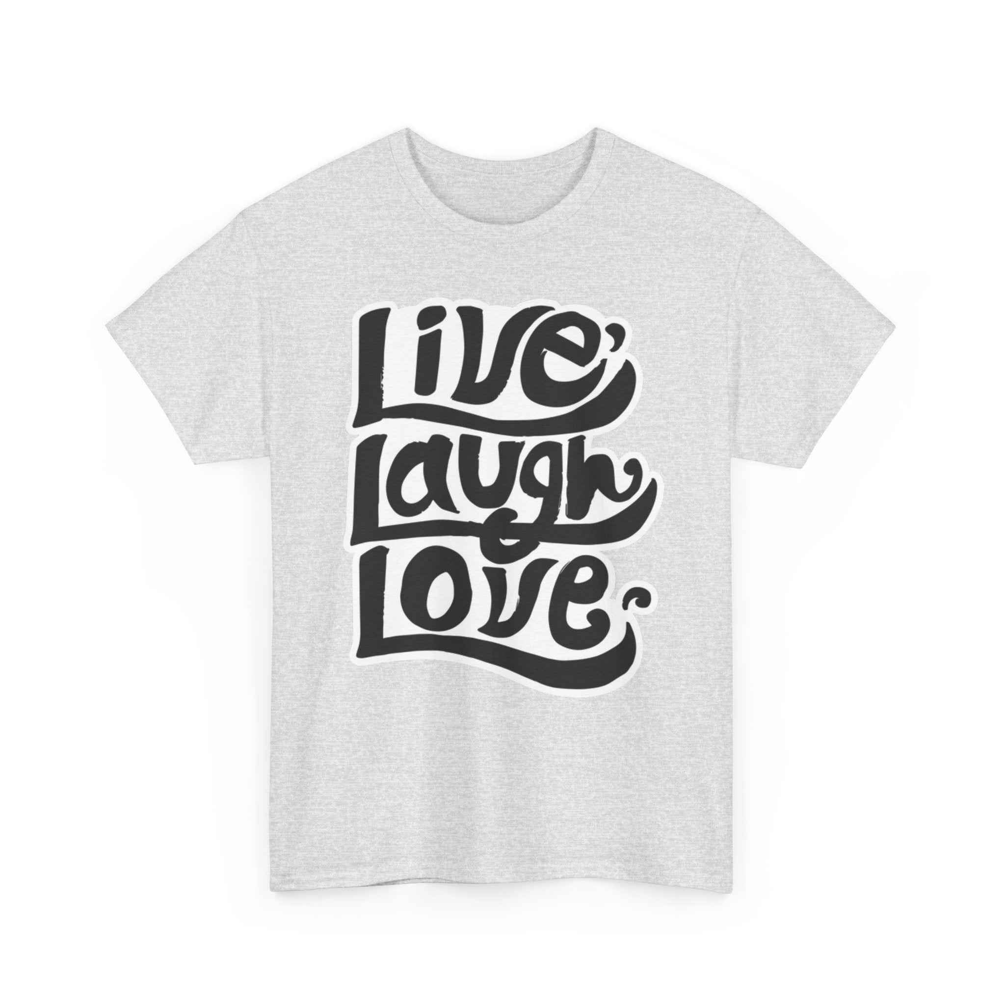 100% Cotton LiveLaughLove t-shirt - ZemaStyle