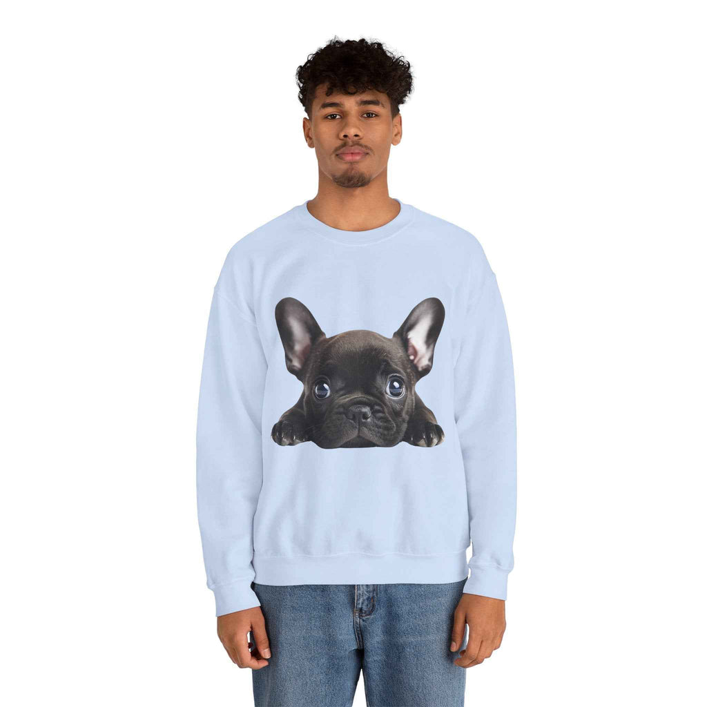 50/50 Cotton-Polyester Unisex French Bulldog Sweatshirt