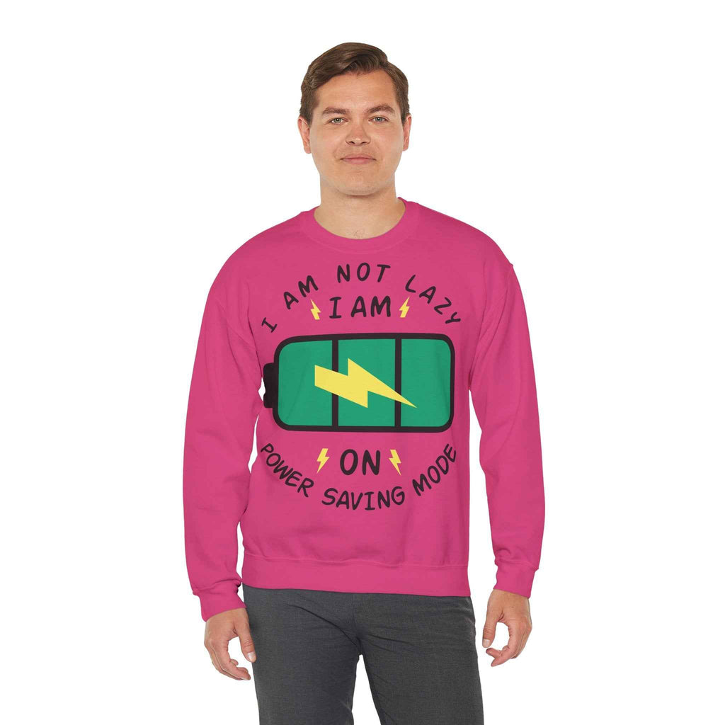 50/50 cotton-polyester Power Saving Mode Unisex Sweatshirt