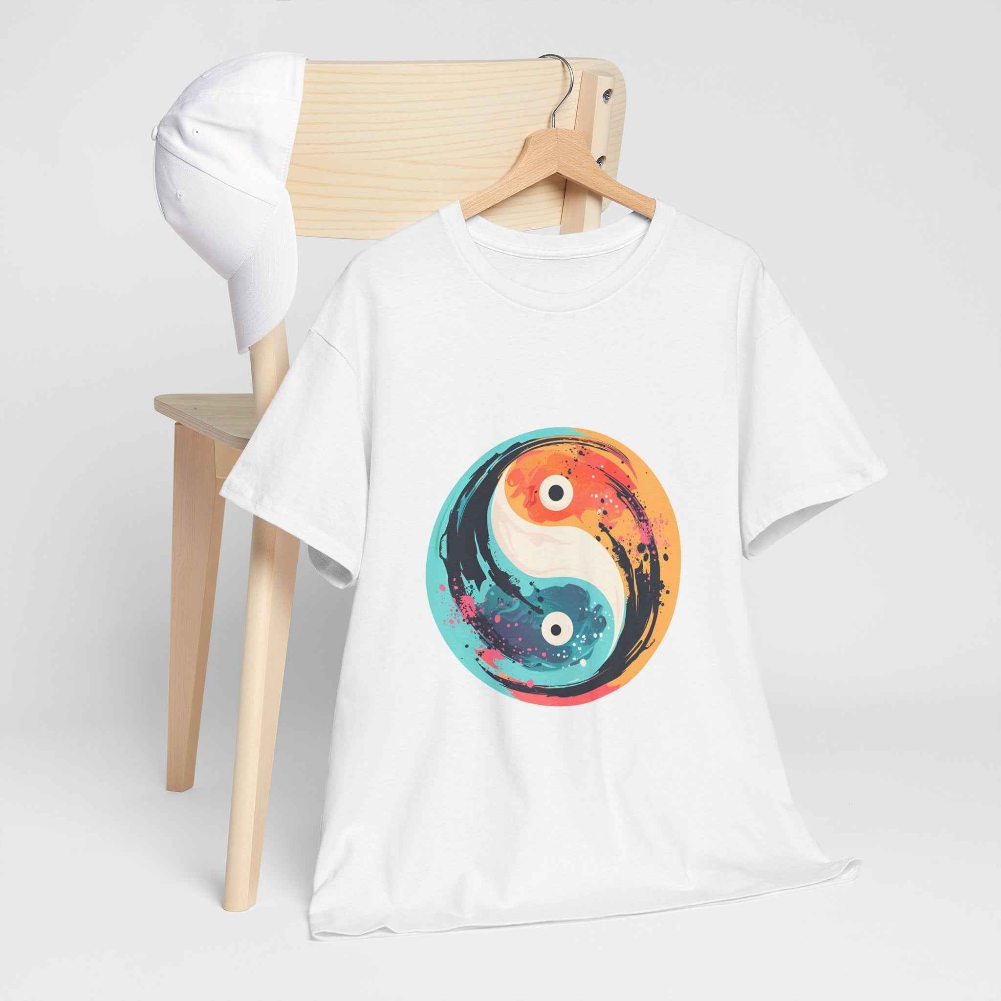 100% cotton Unisex Yin Yang t-shirt
