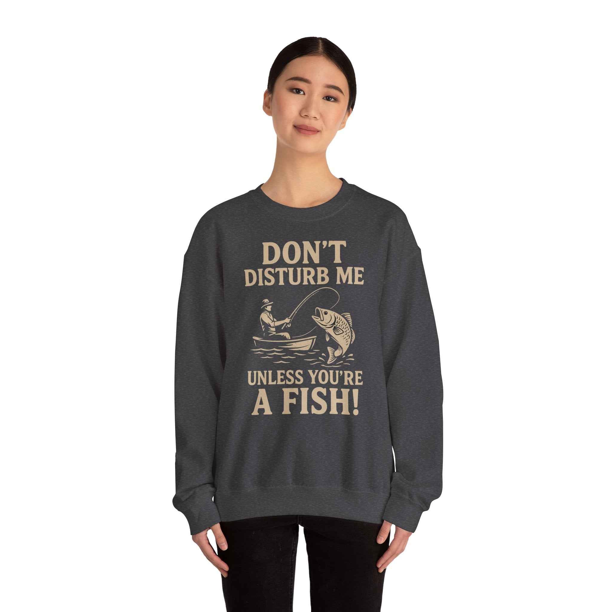 50/50 cotton-polyester Don't Disturb Me Unisex Sweatshirt